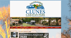 Desktop Screenshot of clunescaravanpark.com.au